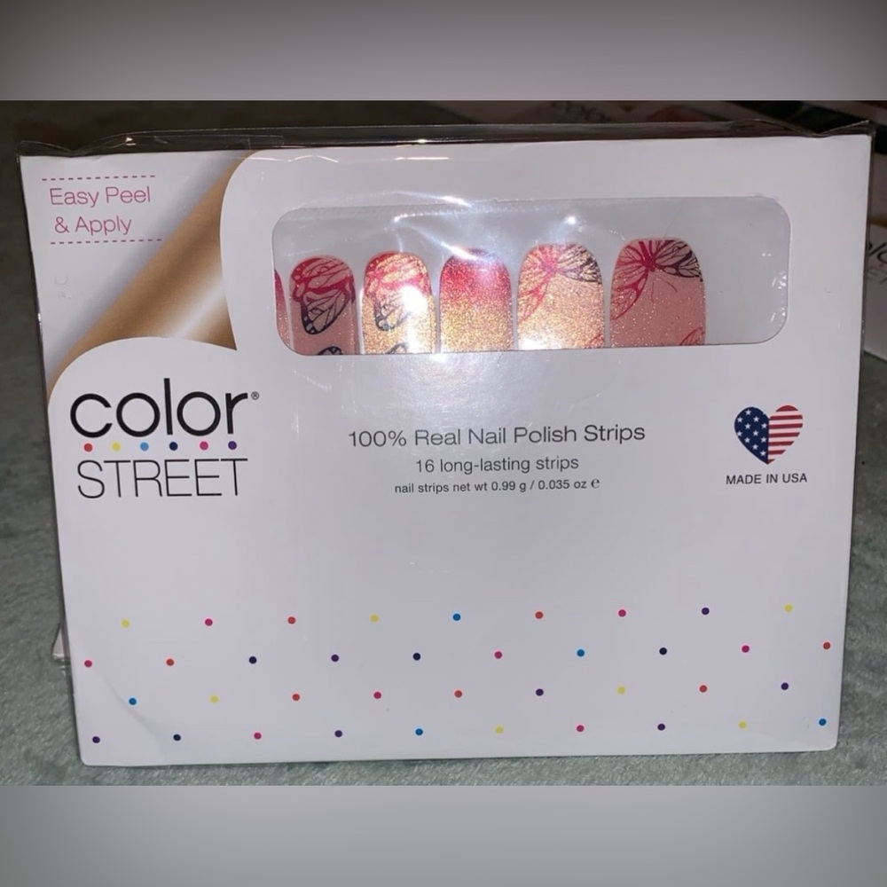 Color Street wing woman retired/HTF excellent condition with protective sleeve.